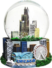 Chicago Souvenir Musical Snow Globe, 5.5H