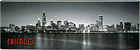 Chicago City Skyline Souvenir Metal Magnet - Panorama