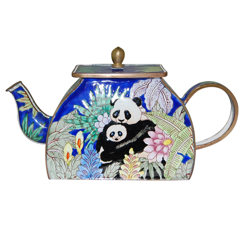 Pandas and Bamboo Miniature Teapot, photo-1