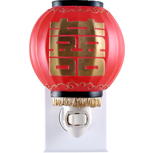 Chinese Lantern Night Light - Double Happiness 6L