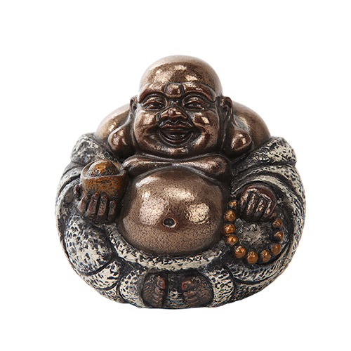 Happy Buddha Statue, 3.5H