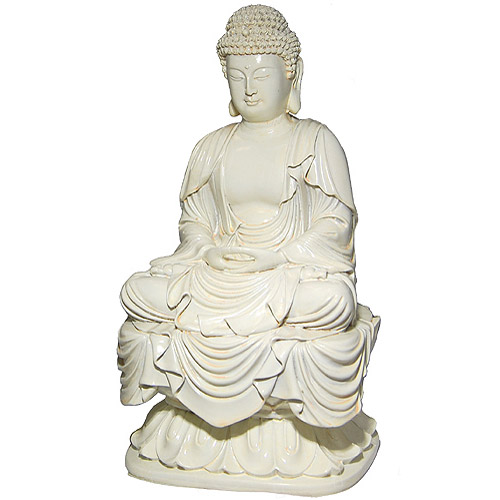 Sitting Buddha Statue, 7.5H