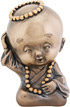 Little Joyful Monk Statue, Head-Scratching 3.25H