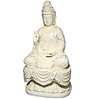 Sitting Kuan Yin Statue, 7.5H