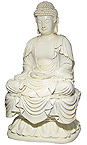 Sitting Buddha Statue, 7.5H