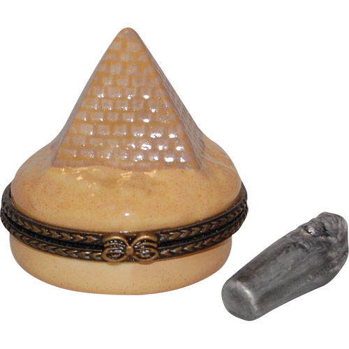 Egyptian Pyramid Porcelain Trinket Box