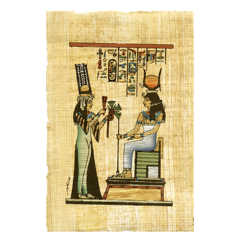 Papyrus Painting, 6.25 x 4.25