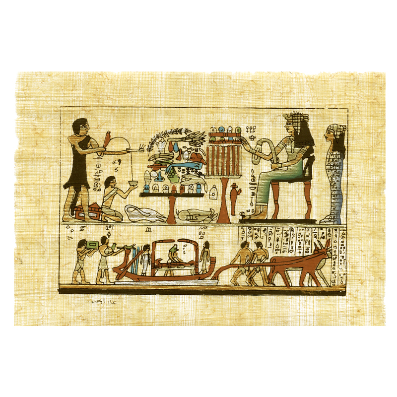 Papyrus Painting, 4.25 x 6.25