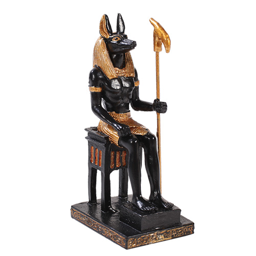 Anubis Miniature Statue, 3.5H
