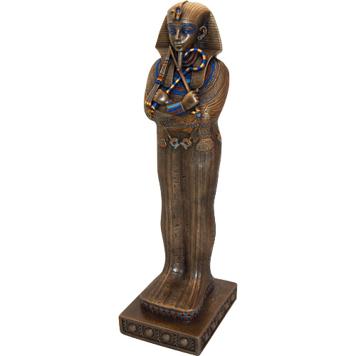 Egyptian Coffin of King Tut Statue, 16H