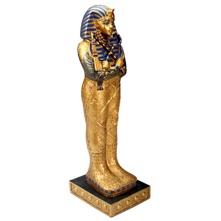 Large King Tut Coffin Replica, 16H