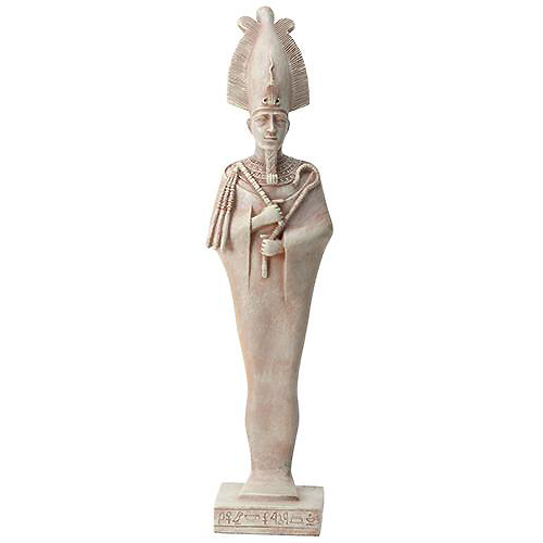 Standing Osiris Figurine, 8.5H