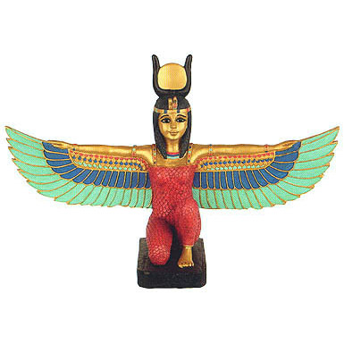 Winged Isis Figurine, 8W