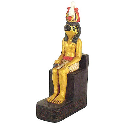 Seated Horus Figurine, 3.5