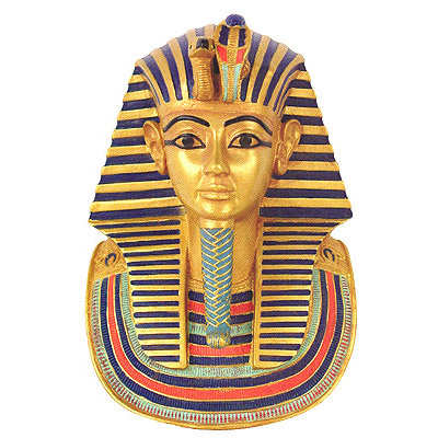 Mask of King Tutankhamun Wall Plaque, 6H