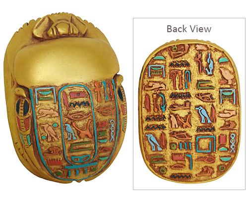 Egyptian Scarab with Hieroglyphs, 3L