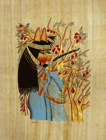 The Princess and the Tree 16x12 Papyrus Painting
