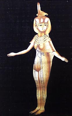 Goddess 12x16, Papyrus Painting