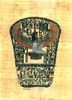 Isis Tablet, 6.25x4.25 Papyrus Painting