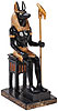 Anubis Miniature Statue, 3.5H