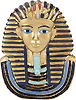 King Tut Mask Magnet