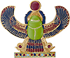 Winged Scarab Magnet