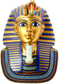 Large Statue of King Tut Mask 12H