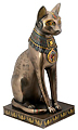 Bronze Bastet Statue, 12H