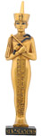 Egyptian Shawabti With Red Crown Statue, 8.25H