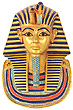 Mask of King Tutankhamun Wall Plaque, 6H