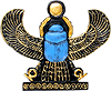 Winged Scarab Magnet