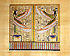 Tutankhamon's Room 12 x16  Papyrus Painting