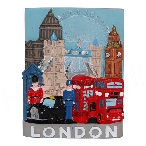 London Collage Souvenir Fridge Magnet