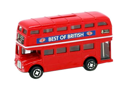 London Bus Model - Coin Money Bank, 4.5