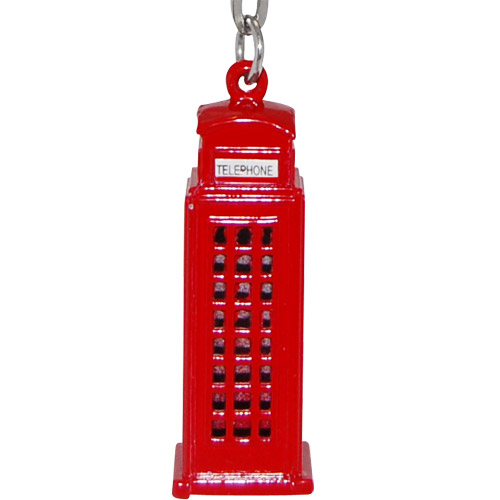 London Telephone Booth Replica Key Chain, photo-2