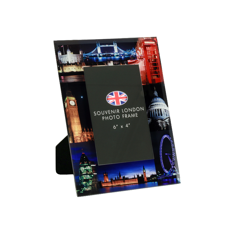 London Night View Glass Photo Frame, 6x4