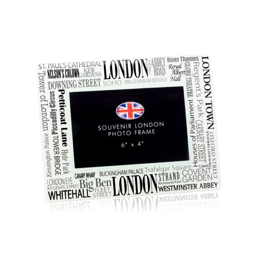 Souvenir London Photo Frame in Glass, 4x6