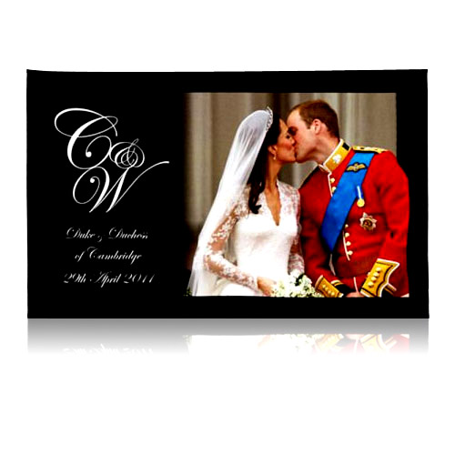 Royal Wedding Kiss Tea Towel