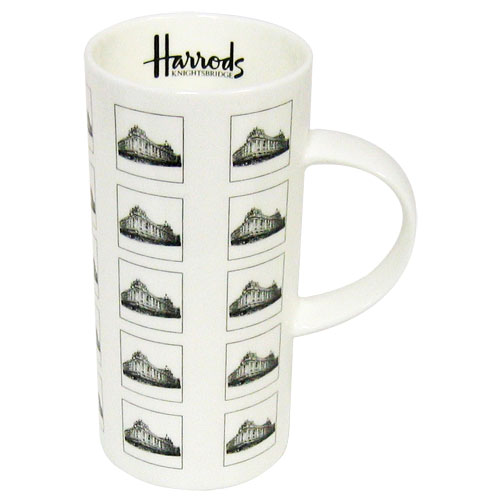 Harrods Mug - Black and White Building Icon