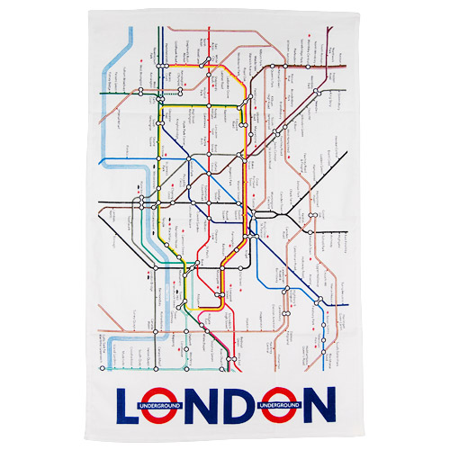 London Underground Map, Tea Towel