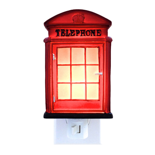 London Telephone Booth Souvenir Night Light - 6L
