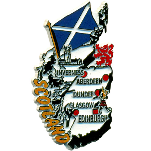 Scotland Souvenir Refrigerator Magnet