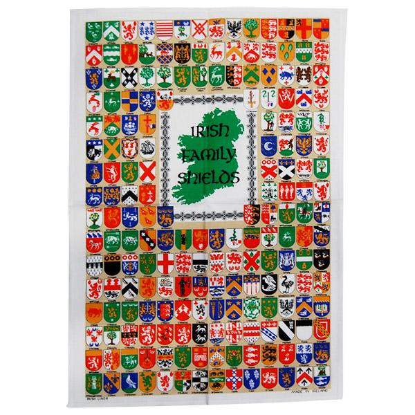 Irish Family Shields Tea Towel