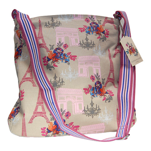 Paris Cotton Messenger Bag