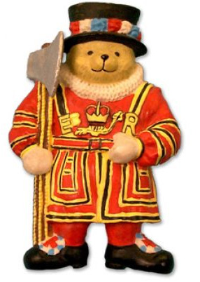 Beefeater Bears Magnet