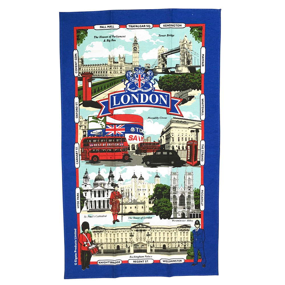 London & Street Names, Tea Towel