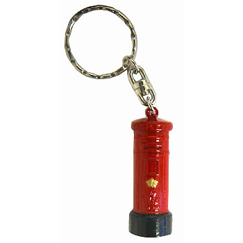 London Post Box Replica Key Chain