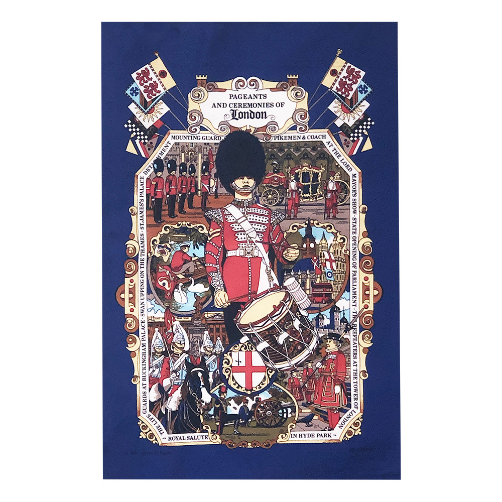 The Queens Guards at the Buckingham Palace Souvenir Tea Towel