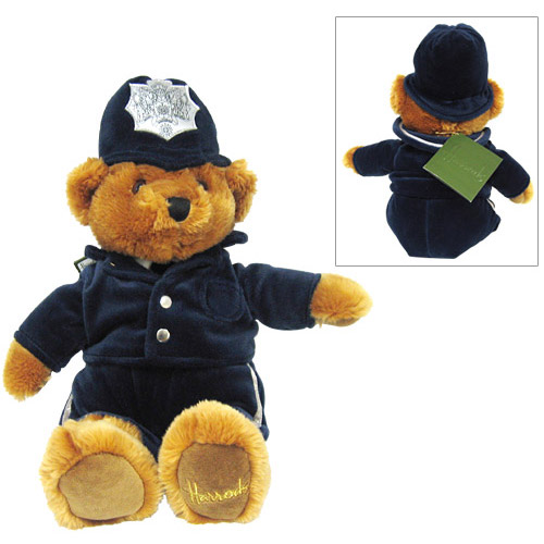 Harrods Collection England Policeman, 16 Soft Toy Bear