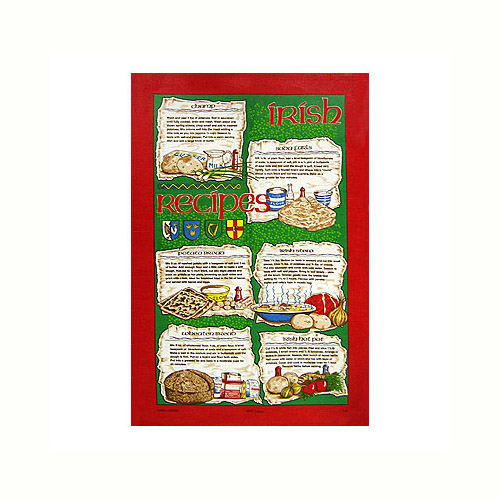 Irish Recipes, Tea Towel